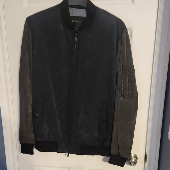 Danier Other - Danier Black Suede Bomber Jacket